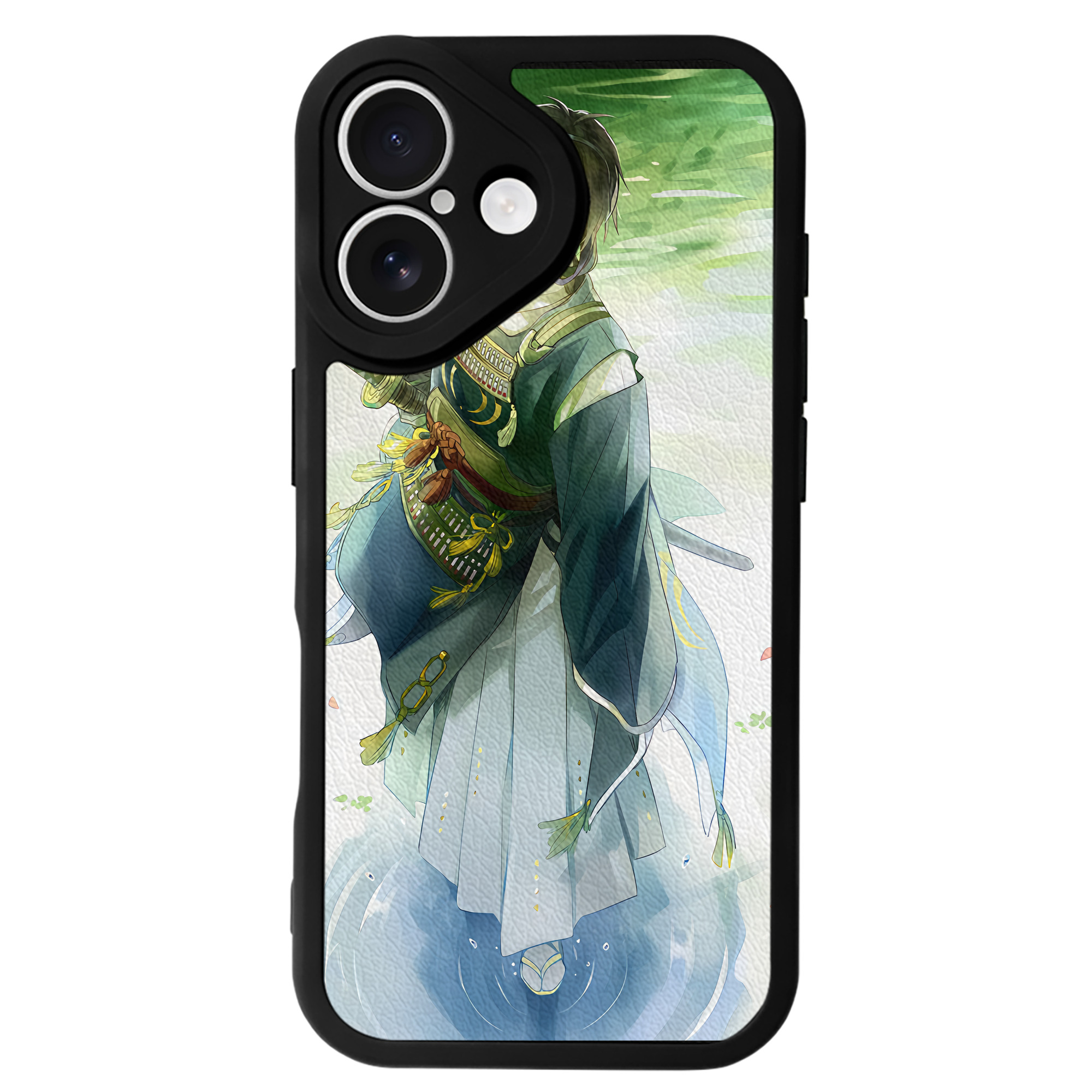 （画像用） 刀剣乱舞 Touken Ranbu 【iPhone 16シリーズ対応】シリコンスマホケース（レザー調） 材質：シリコン